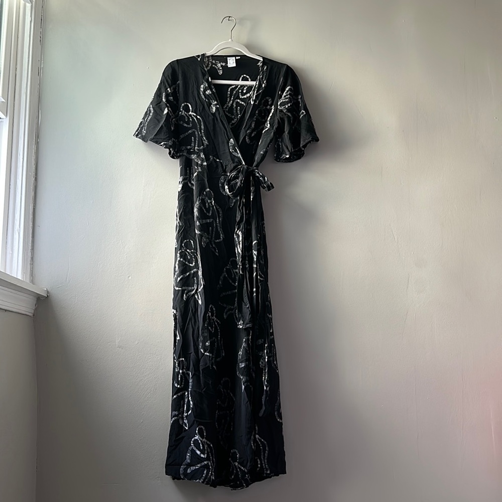 OSEI DURO Printed Wrap Dress